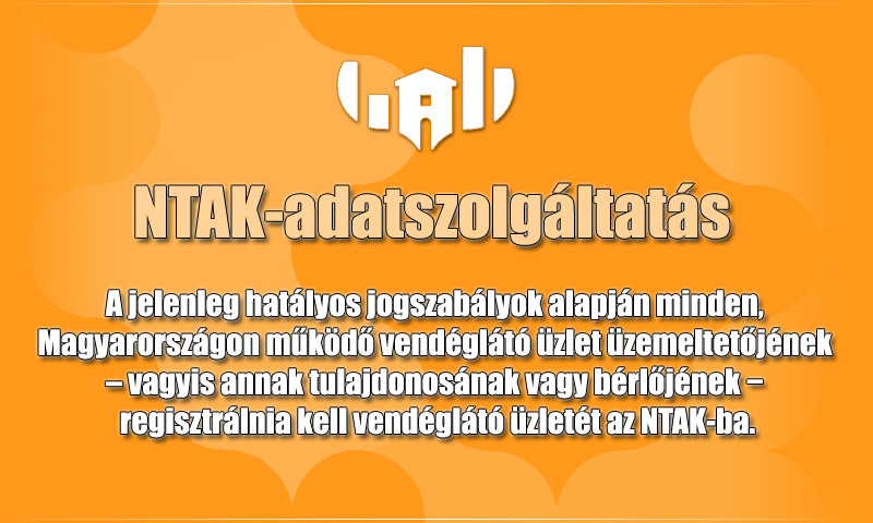 NTAK-adatszolgáltatás