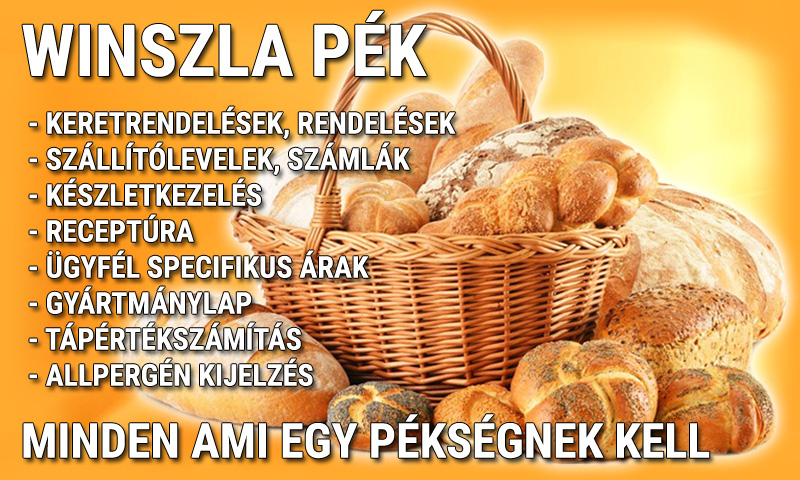 Winszla pék és cukrász program