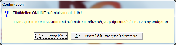 elküldetlen számla figyelmeztetés