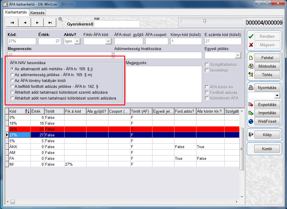 NAV Online 1.1 frissítés