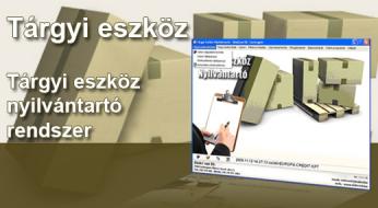 Tárgyi eszköz nyilvántartó