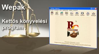Wepak kettős könyvelési program