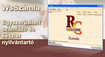 WsSzámla - számlázó és készletkezelő program